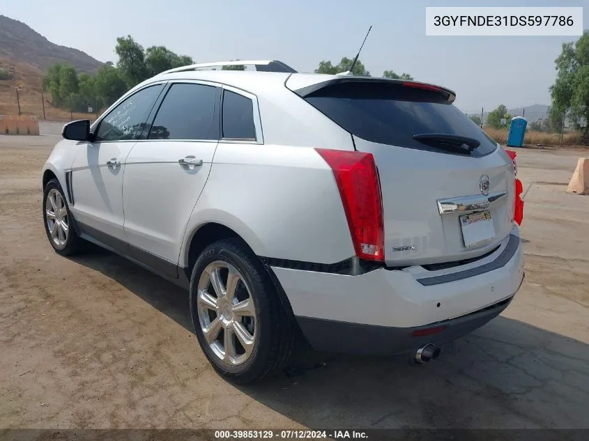 3GYFNDE31DS597786 2013 Cadillac Srx Performance Collection