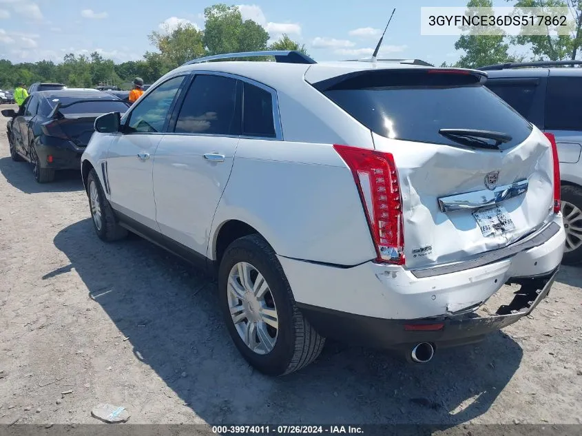 3GYFNCE36DS517862 2013 Cadillac Srx Luxury Collection