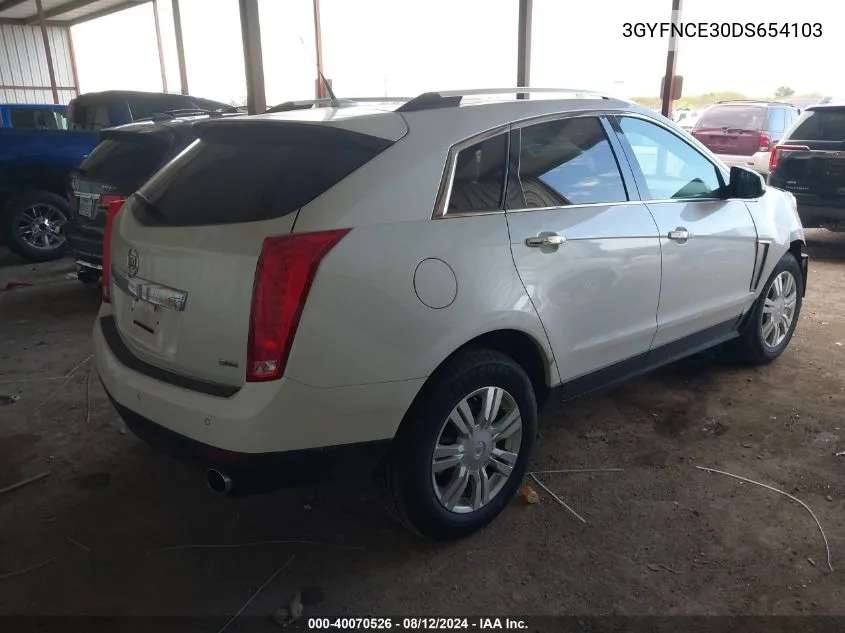 3GYFNCE30DS654103 2013 Cadillac Srx Luxury Collection