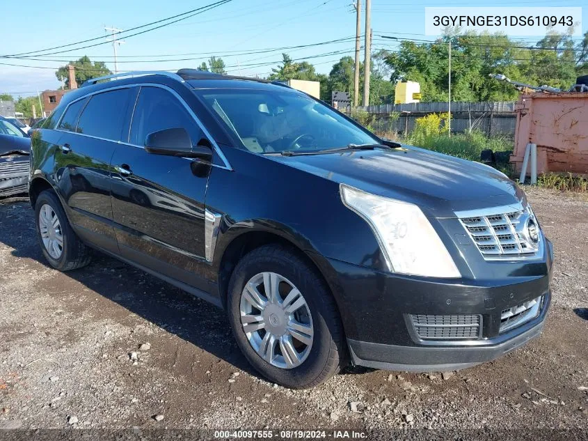 2013 Cadillac Srx Luxury Collection VIN: 3GYFNGE31DS610943 Lot: 40097555