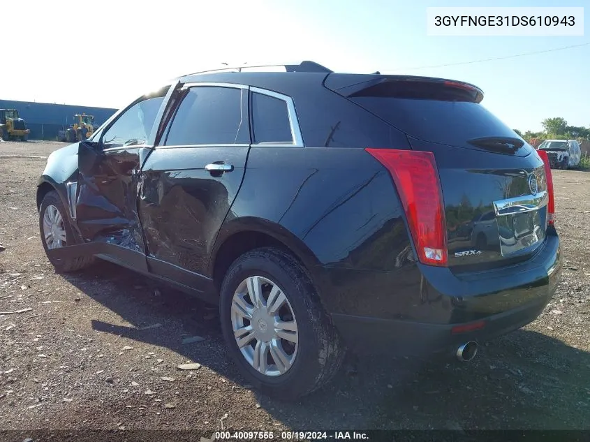 3GYFNGE31DS610943 2013 Cadillac Srx Luxury Collection