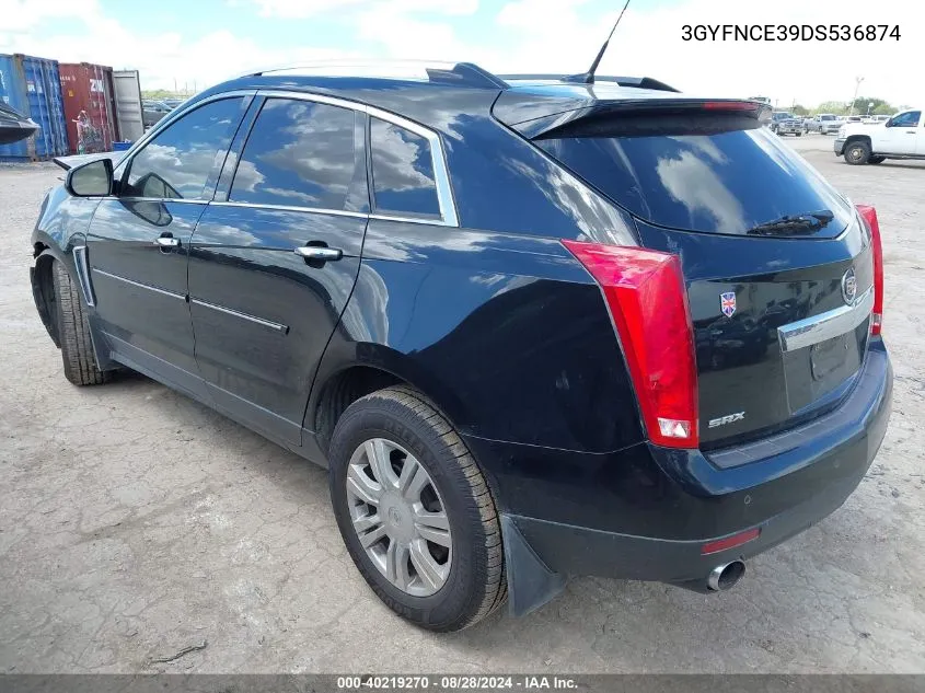 2013 Cadillac Srx Luxury Collection VIN: 3GYFNCE39DS536874 Lot: 40219270