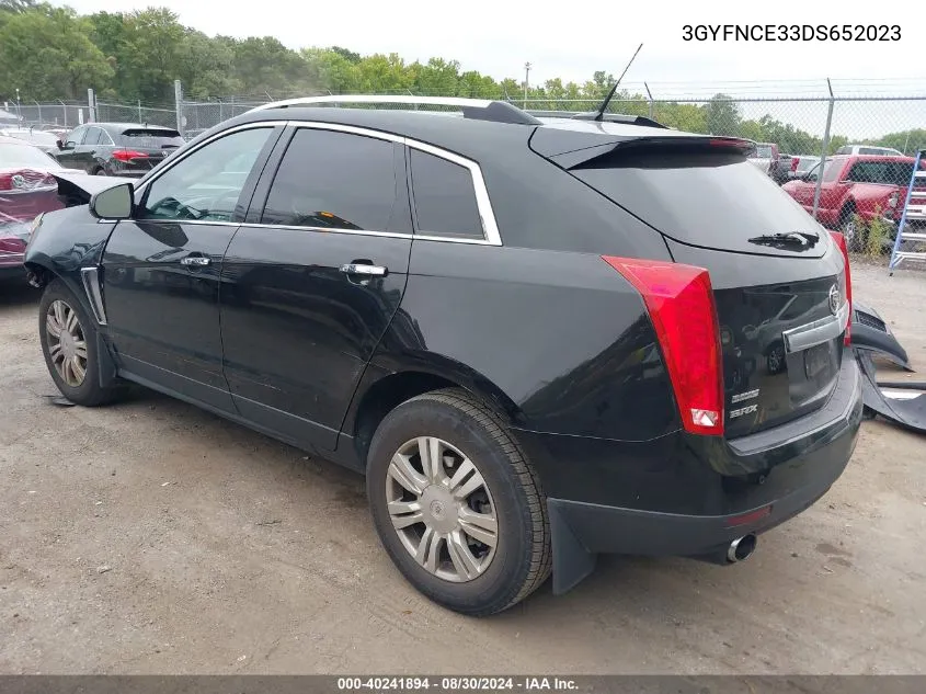 2013 Cadillac Srx Luxury Collection VIN: 3GYFNCE33DS652023 Lot: 40241894