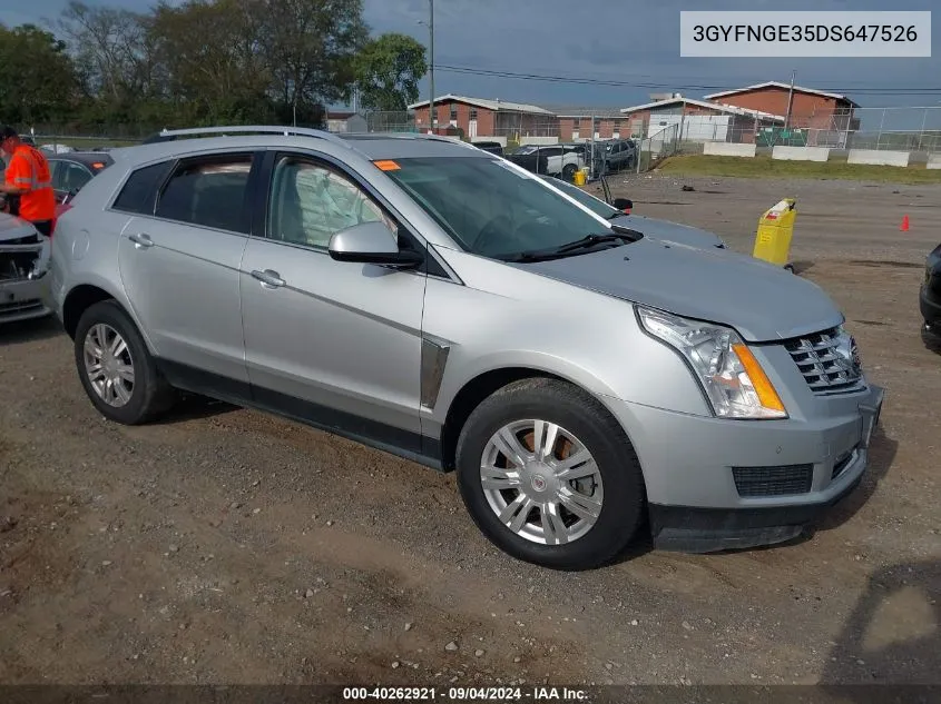 2013 Cadillac Srx Luxury Collection VIN: 3GYFNGE35DS647526 Lot: 40262921