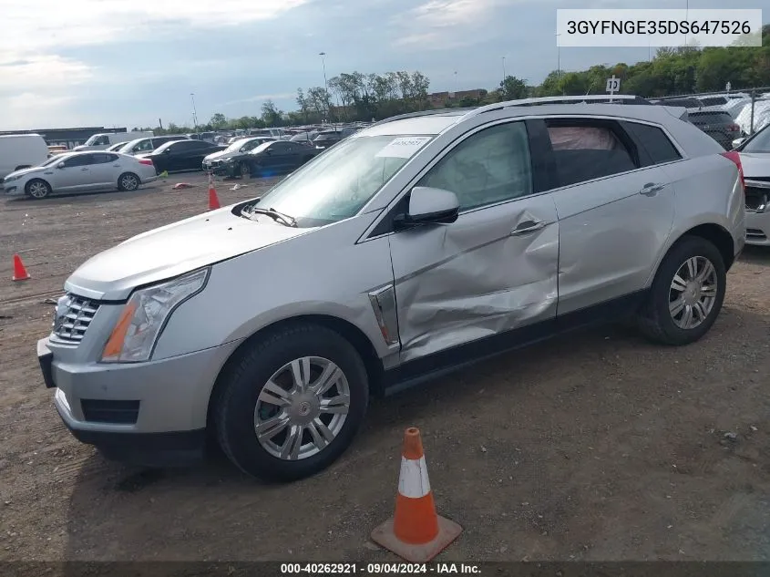 3GYFNGE35DS647526 2013 Cadillac Srx Luxury Collection