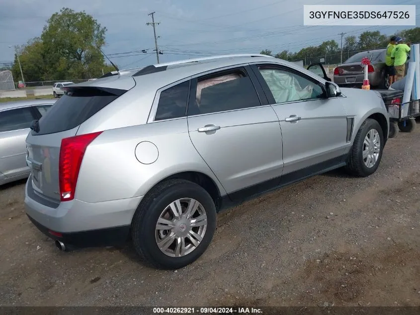 2013 Cadillac Srx Luxury Collection VIN: 3GYFNGE35DS647526 Lot: 40262921