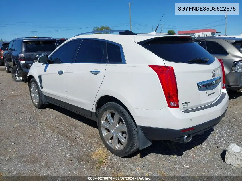 2013 Cadillac Srx Performance Collection VIN: 3GYFNDE35DS622575 Lot: 40278670