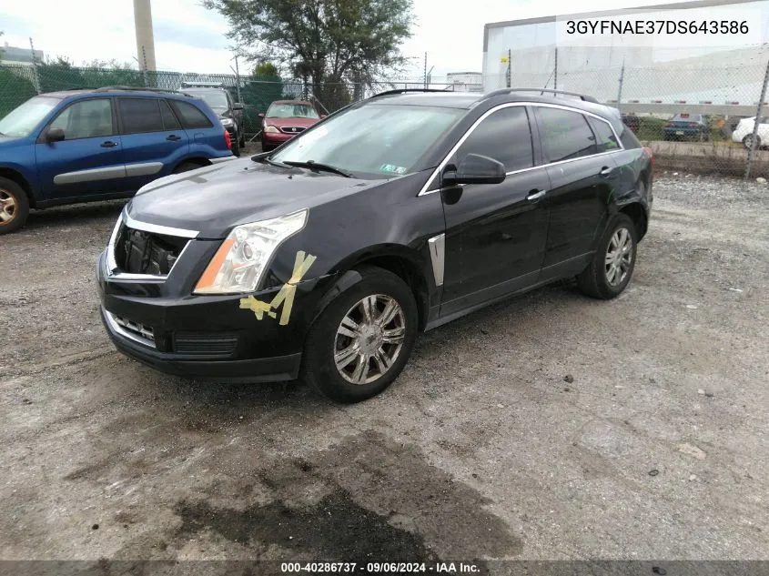 2013 Cadillac Srx Standard VIN: 3GYFNAE37DS643586 Lot: 40286737