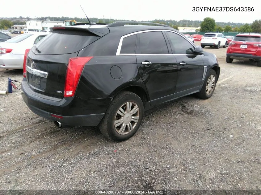 2013 Cadillac Srx Standard VIN: 3GYFNAE37DS643586 Lot: 40286737