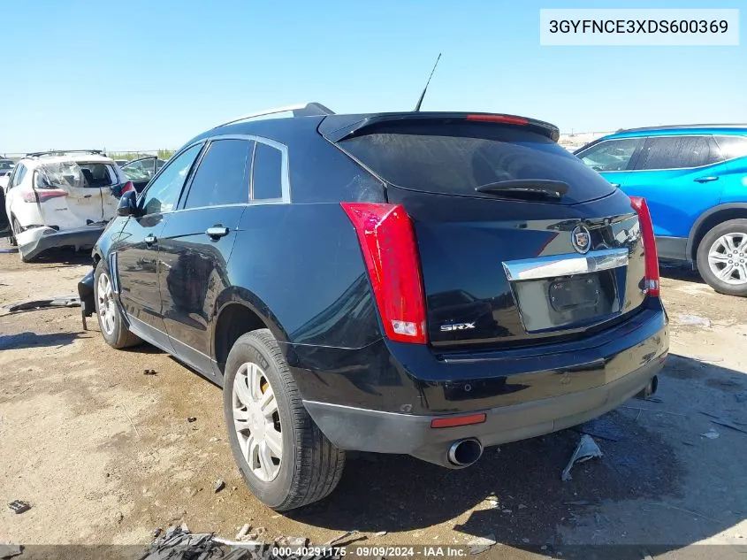 2013 Cadillac Srx Luxury Collection VIN: 3GYFNCE3XDS600369 Lot: 40291175