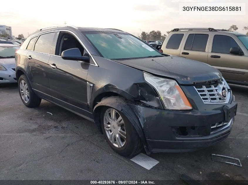 2013 Cadillac Srx Luxury Collection VIN: 3GYFNGE38DS615881 Lot: 40293676