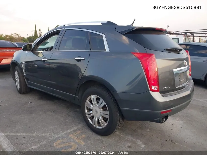 2013 Cadillac Srx Luxury Collection VIN: 3GYFNGE38DS615881 Lot: 40293676