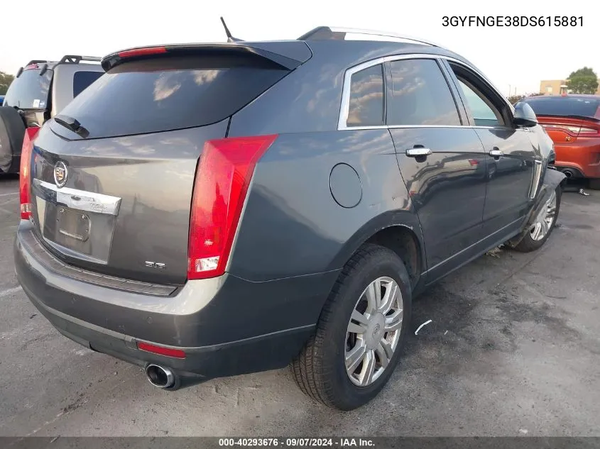 2013 Cadillac Srx Luxury Collection VIN: 3GYFNGE38DS615881 Lot: 40293676