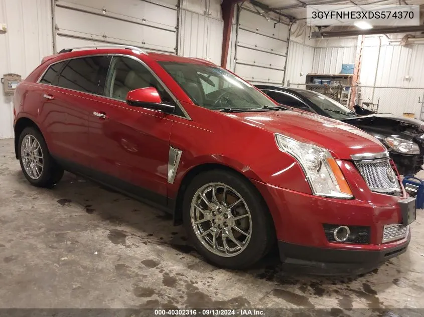 2013 Cadillac Srx Performance Collection VIN: 3GYFNHE3XDS574370 Lot: 40302316