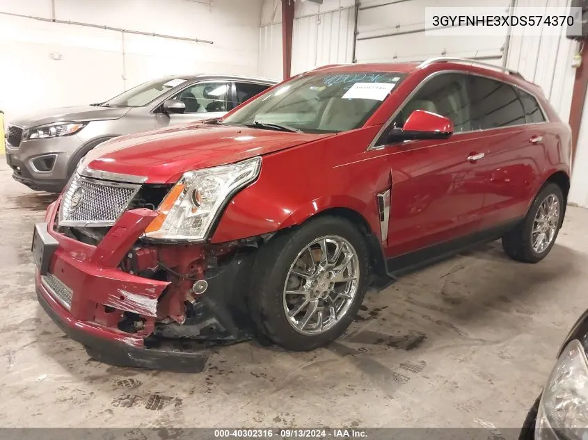 2013 Cadillac Srx Performance Collection VIN: 3GYFNHE3XDS574370 Lot: 40302316