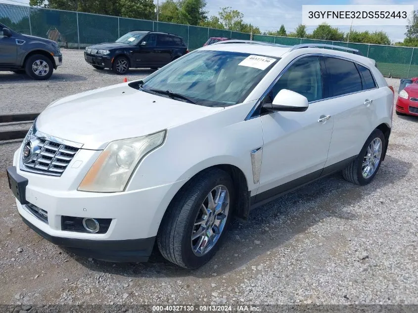 2013 Cadillac Srx Premium Collection VIN: 3GYFNEE32DS552443 Lot: 40327130