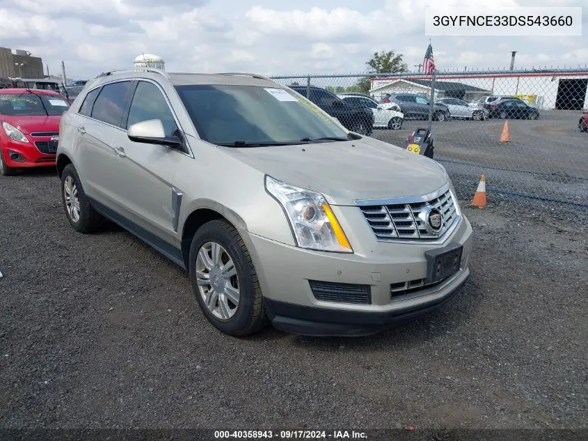 2013 Cadillac Srx Luxury Collection VIN: 3GYFNCE33DS543660 Lot: 40358943