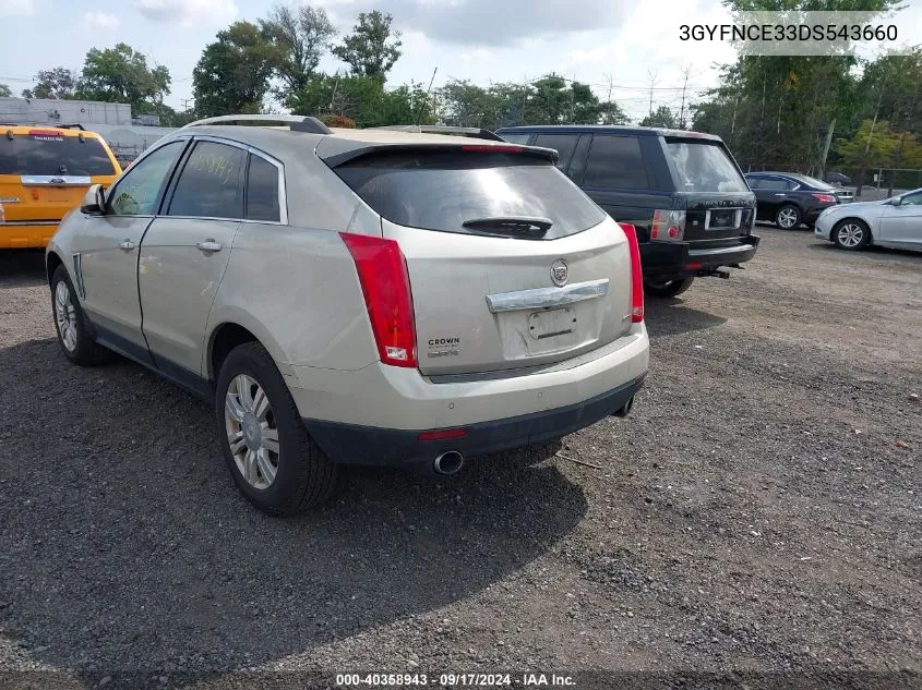 2013 Cadillac Srx Luxury Collection VIN: 3GYFNCE33DS543660 Lot: 40358943