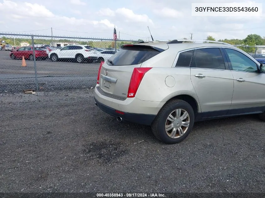 2013 Cadillac Srx Luxury Collection VIN: 3GYFNCE33DS543660 Lot: 40358943