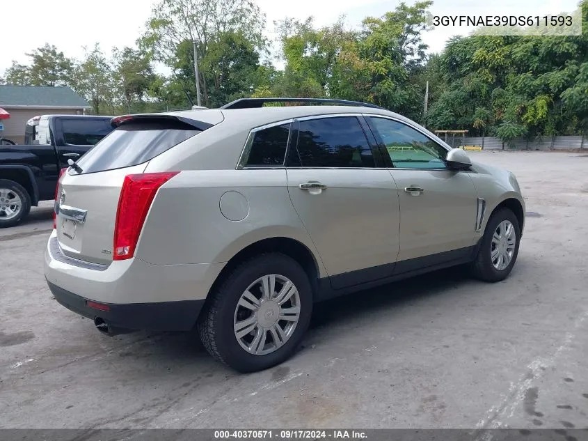 3GYFNAE39DS611593 2013 Cadillac Srx Standard