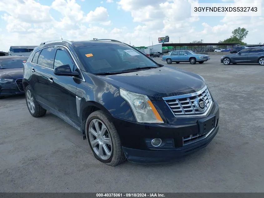 2013 Cadillac Srx Performance Collection VIN: 3GYFNDE3XDS532743 Lot: 40375061