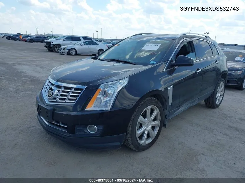 2013 Cadillac Srx Performance Collection VIN: 3GYFNDE3XDS532743 Lot: 40375061