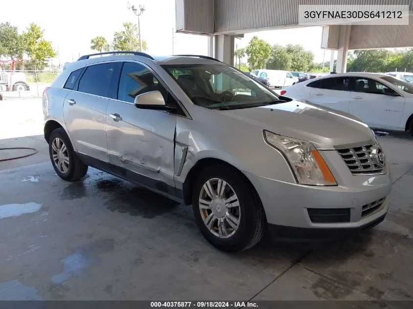 2013 Cadillac Srx Standard VIN: 3GYFNAE30DS641212 Lot: 40375877