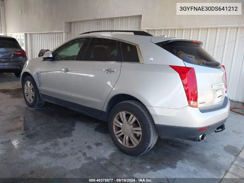 2013 Cadillac Srx Standard VIN: 3GYFNAE30DS641212 Lot: 40375877