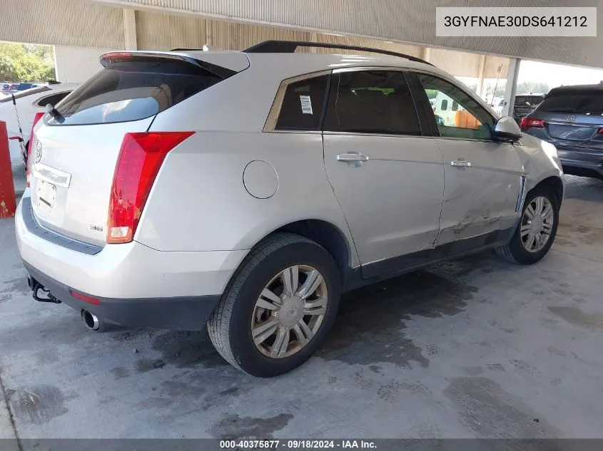 2013 Cadillac Srx Standard VIN: 3GYFNAE30DS641212 Lot: 40375877