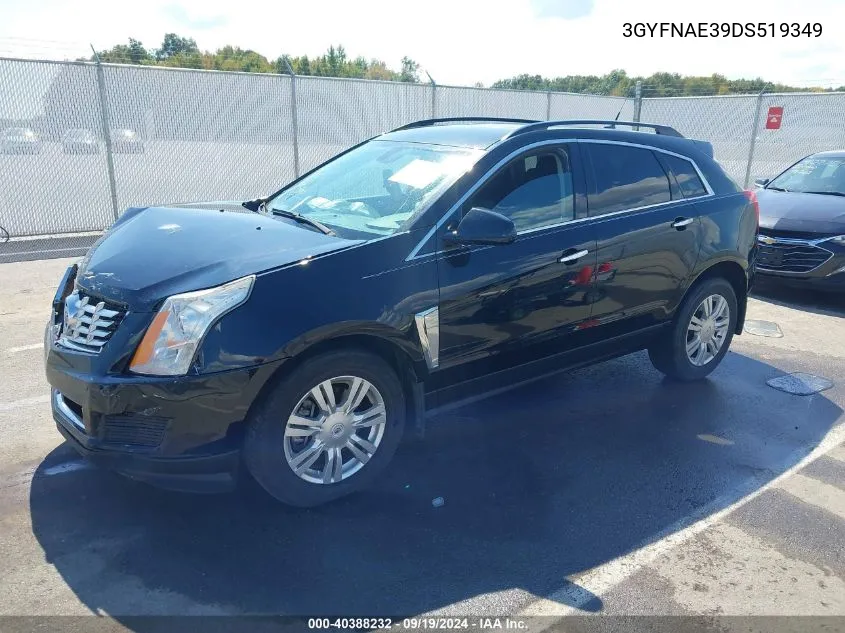 3GYFNAE39DS519349 2013 Cadillac Srx Standard