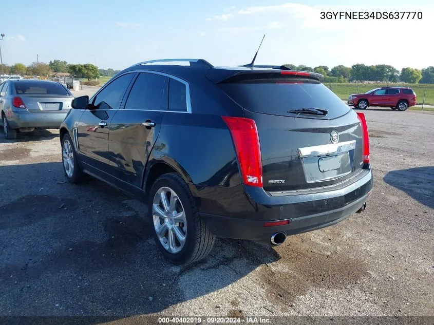 2013 Cadillac Srx Premium Collection VIN: 3GYFNEE34DS637770 Lot: 40402019