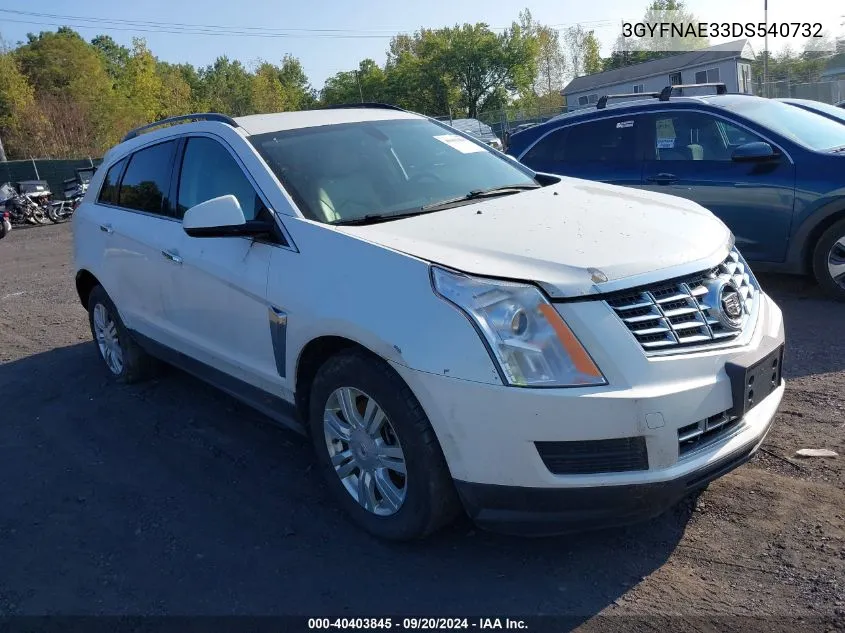 2013 Cadillac Srx Standard VIN: 3GYFNAE33DS540732 Lot: 40403845