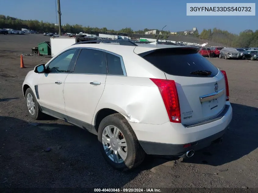 3GYFNAE33DS540732 2013 Cadillac Srx Standard