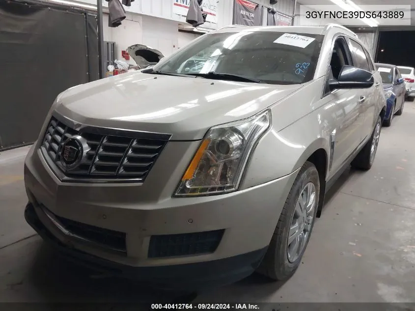 2013 Cadillac Srx Luxury Collection VIN: 3GYFNCE39DS643889 Lot: 40412764