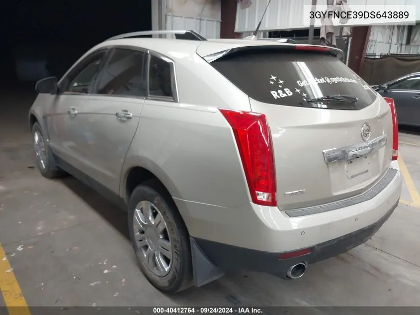 3GYFNCE39DS643889 2013 Cadillac Srx Luxury Collection