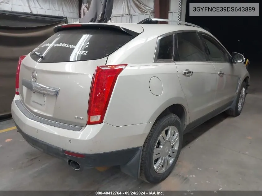 2013 Cadillac Srx Luxury Collection VIN: 3GYFNCE39DS643889 Lot: 40412764