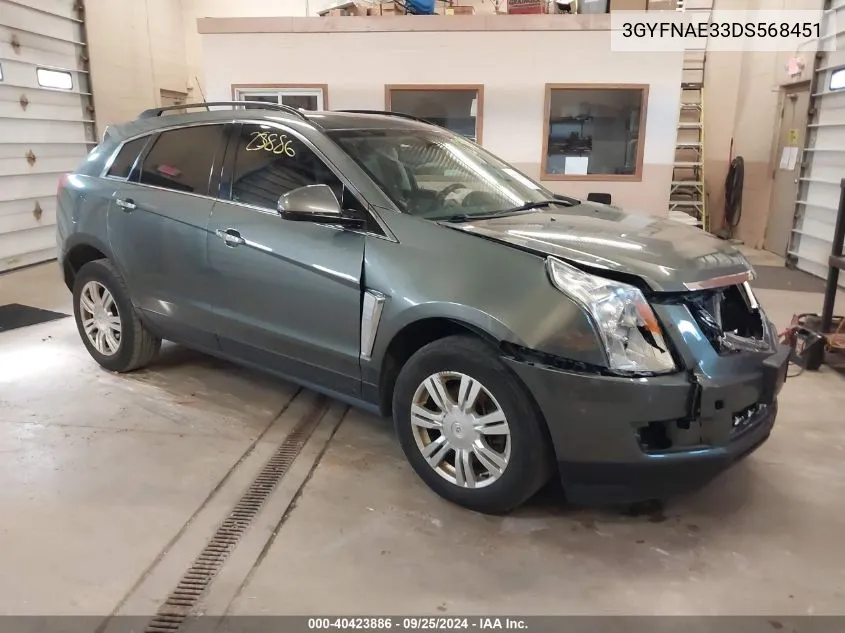 3GYFNAE33DS568451 2013 Cadillac Srx Standard