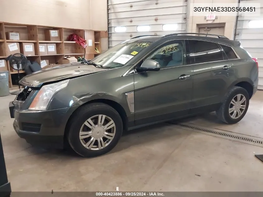 3GYFNAE33DS568451 2013 Cadillac Srx Standard