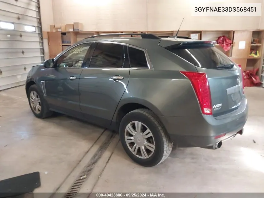 3GYFNAE33DS568451 2013 Cadillac Srx Standard