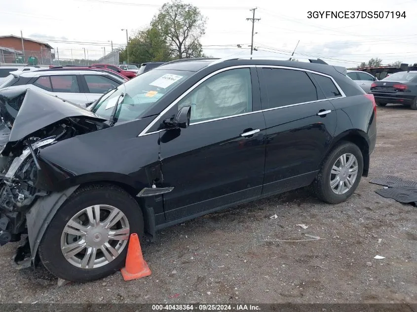 2013 Cadillac Srx Luxury Collection VIN: 3GYFNCE37DS507194 Lot: 40438364