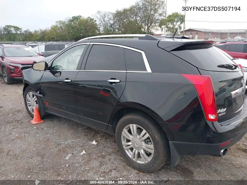 3GYFNCE37DS507194 2013 Cadillac Srx Luxury Collection