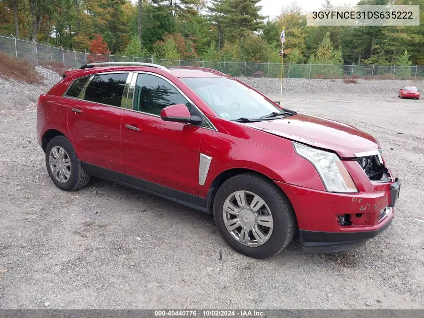 3GYFNCE31DS635222 2013 Cadillac Srx Luxury Collection