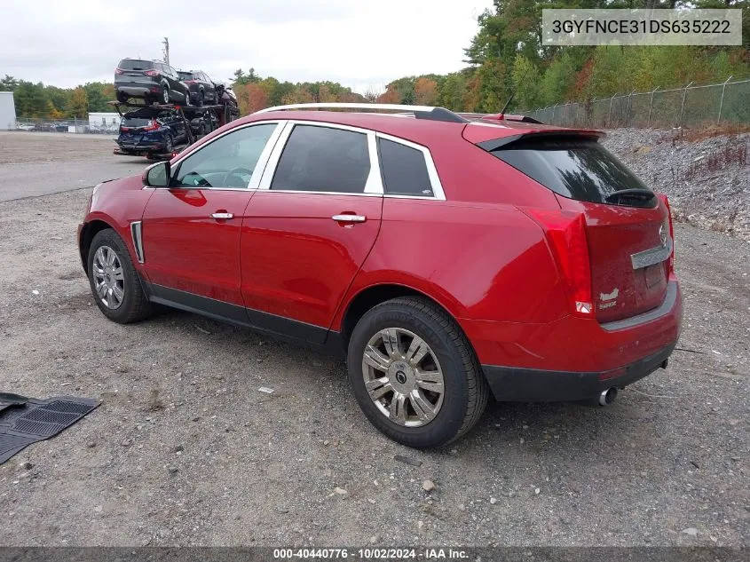 3GYFNCE31DS635222 2013 Cadillac Srx Luxury Collection