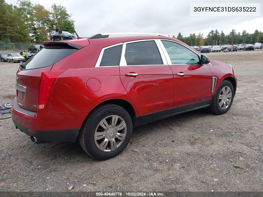 2013 Cadillac Srx Luxury Collection VIN: 3GYFNCE31DS635222 Lot: 40440776