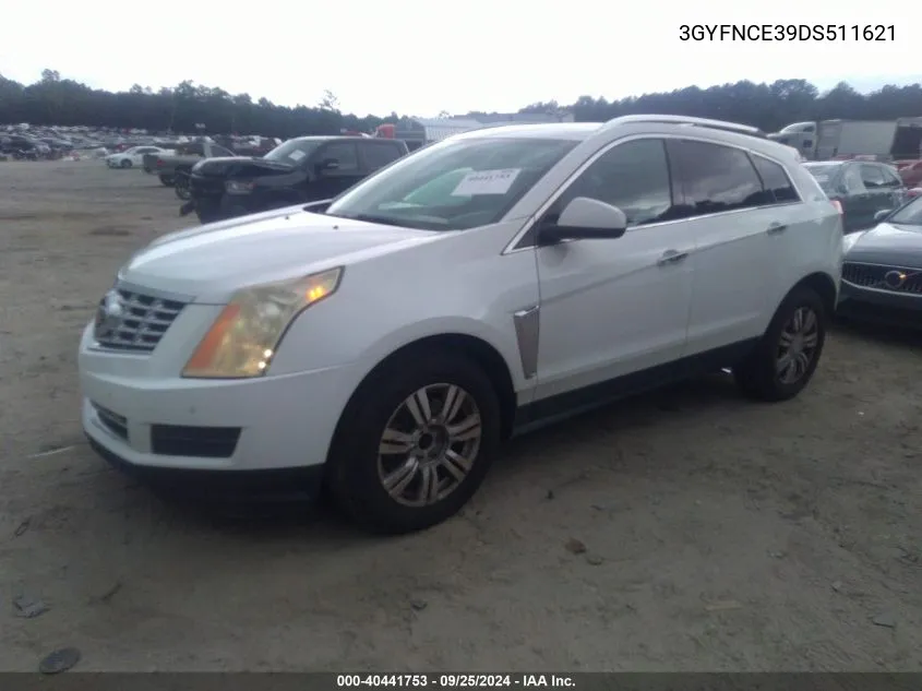 2013 Cadillac Srx Luxury Collection VIN: 3GYFNCE39DS511621 Lot: 40441753