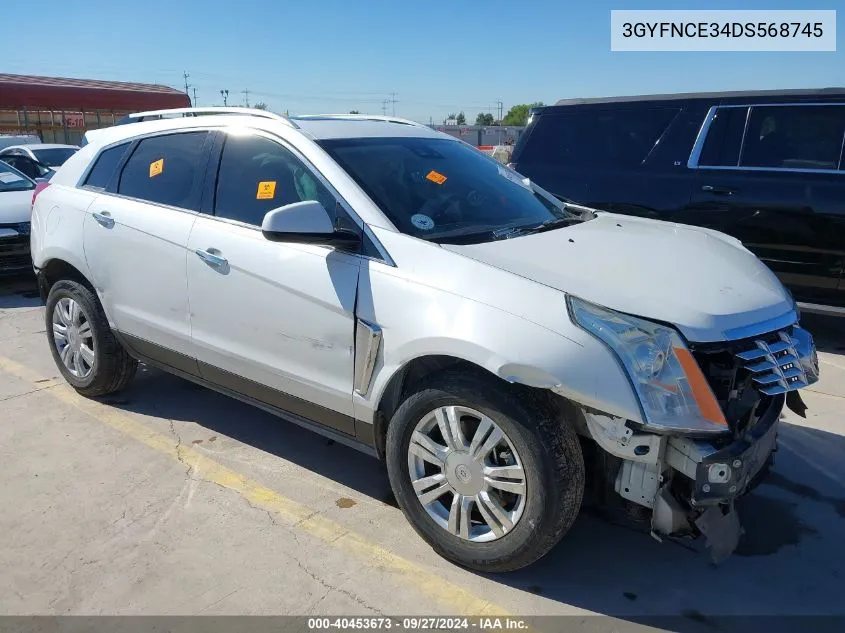 3GYFNCE34DS568745 2013 Cadillac Srx Luxury Collection