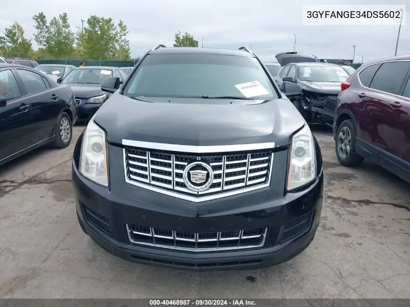 3GYFANGE34DS5602 2013 Cadillac Srx