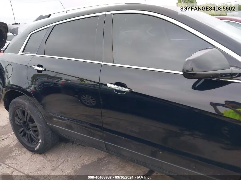 3GYFANGE34DS5602 2013 Cadillac Srx