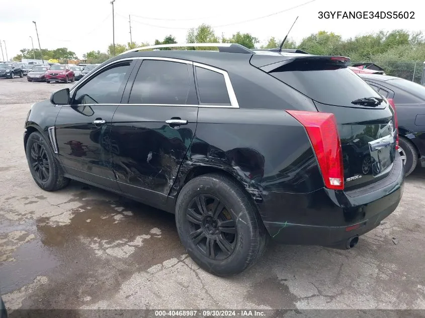 3GYFANGE34DS5602 2013 Cadillac Srx