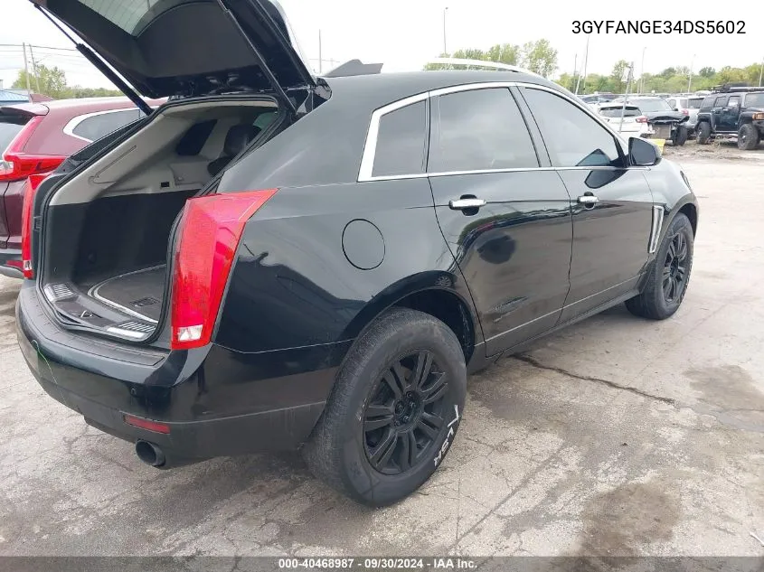 3GYFANGE34DS5602 2013 Cadillac Srx